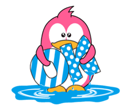 Penguin of Pink! sticker #12620987