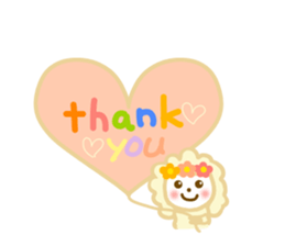 Friendly sticker of alpaca sticker #12621220