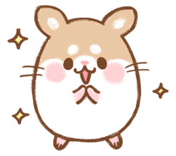 Fluffy Roborovskii hamster sticker #12621496