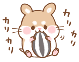 Fluffy Roborovskii hamster sticker #12621498