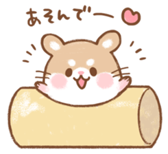Fluffy Roborovskii hamster sticker #12621512