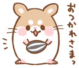 Fluffy Roborovskii hamster sticker #12621513