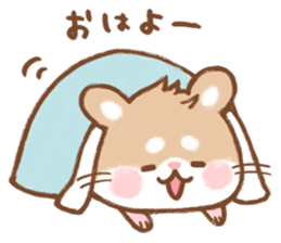 Fluffy Roborovskii hamster sticker #12621519