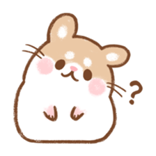 Fluffy Roborovskii hamster sticker #12621522