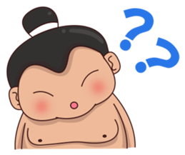 Skylar the sumo wrestler 2 sticker #12621578