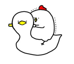 Mr. NIWA of a chicken vol.3 sticker #12621686