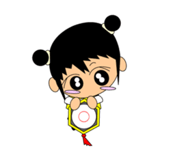 chibikyonshi/girl sticker #12621768