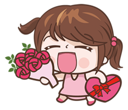 Little Pudding Girl sticker #12621875