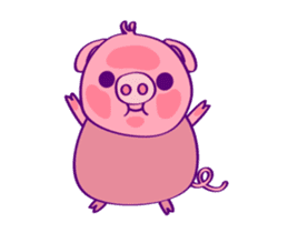 Pinky Piggy Animate 2 sticker #12622070