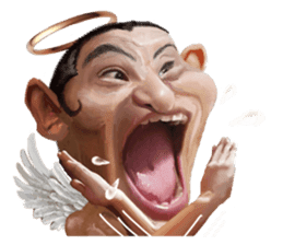 Uncle of an angel and the devil sticker #12622099