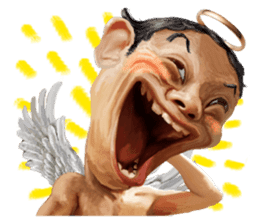 Uncle of an angel and the devil sticker #12622102