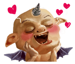 Uncle of an angel and the devil sticker #12622105