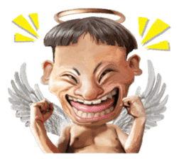 Uncle of an angel and the devil sticker #12622107