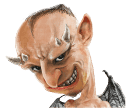 Uncle of an angel and the devil sticker #12622109