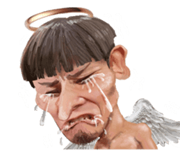 Uncle of an angel and the devil sticker #12622111