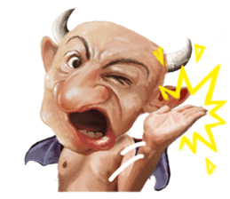 Uncle of an angel and the devil sticker #12622116