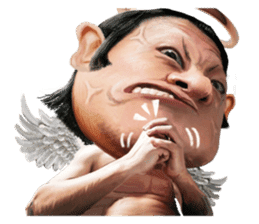 Uncle of an angel and the devil sticker #12622119