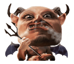 Uncle of an angel and the devil sticker #12622125