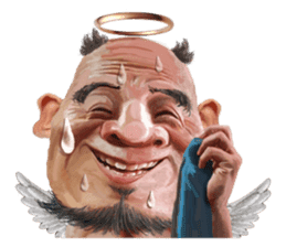 Uncle of an angel and the devil sticker #12622126