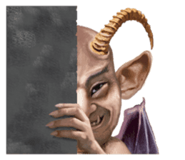 Uncle of an angel and the devil sticker #12622128