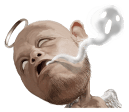 Uncle of an angel and the devil sticker #12622130