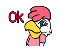 J-chicken girl sticker #12622389