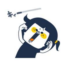 Hanako & Nekokichi Vol.01 sticker #12622468