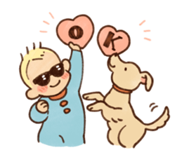 Sunglass Baby LOVE sticker #12622663