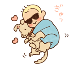 Sunglass Baby LOVE sticker #12622669