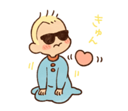 Sunglass Baby LOVE sticker #12622678