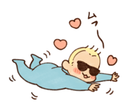 Sunglass Baby LOVE sticker #12622681