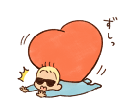 Sunglass Baby LOVE sticker #12622685