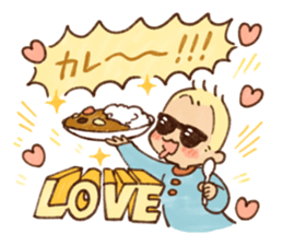 Sunglass Baby LOVE sticker #12622700