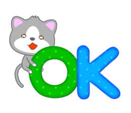 Cat or dog ? sticker #12623409