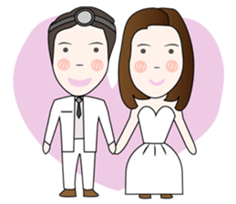 Haa-nee Wedding Series Aum & A sticker #12624124