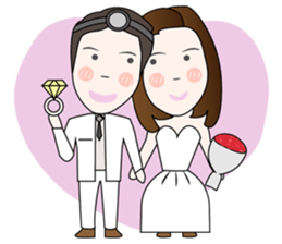 Haa-nee Wedding Series Aum & A sticker #12624125