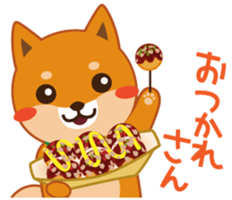 Shiba dog "MUSASHI" 9.Oosaka accent sticker #12624171
