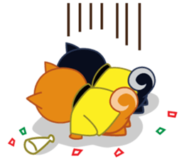 Shiba dog "MUSASHI" 9.Oosaka accent sticker #12624188