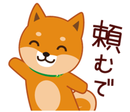 Shiba dog "MUSASHI" 9.Oosaka accent sticker #12624199