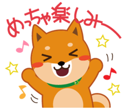 Shiba dog "MUSASHI" 9.Oosaka accent sticker #12624203