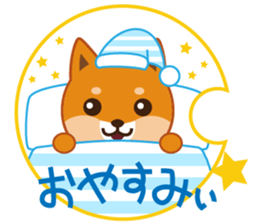 Shiba dog "MUSASHI" 9.Oosaka accent sticker #12624205