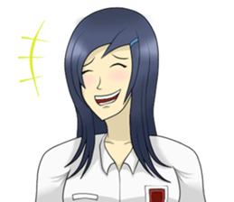 Lina the Indonesian Schoolgirl (English) sticker #12624286