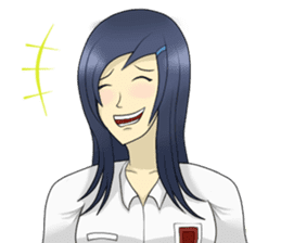 Lina the Indonesian Schoolgirl (English) sticker #12624286