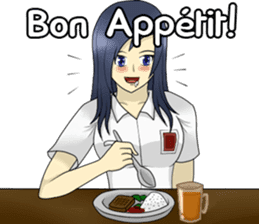 Lina the Indonesian Schoolgirl (English) sticker #12624288