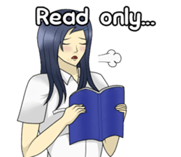 Lina the Indonesian Schoolgirl (English) sticker #12624289