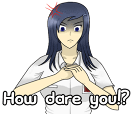 Lina the Indonesian Schoolgirl (English) sticker #12624290