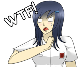 Lina the Indonesian Schoolgirl (English) sticker #12624292