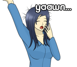 Lina the Indonesian Schoolgirl (English) sticker #12624296