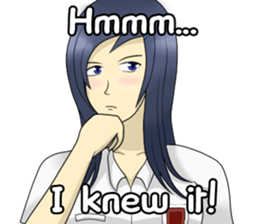 Lina the Indonesian Schoolgirl (English) sticker #12624301