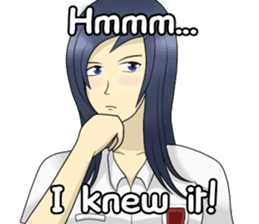 Lina the Indonesian Schoolgirl (English) sticker #12624301